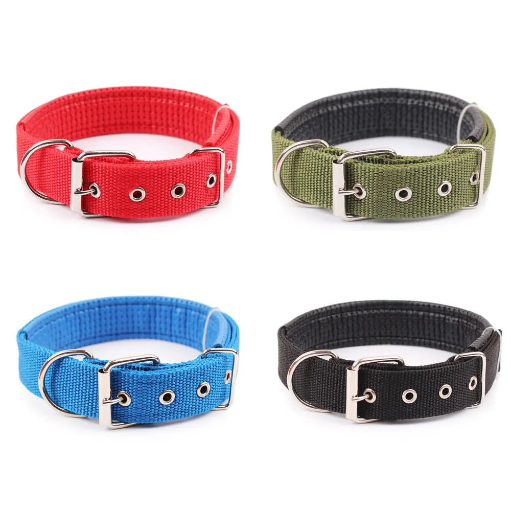 Adjustable Nylon Strap Dog Collar